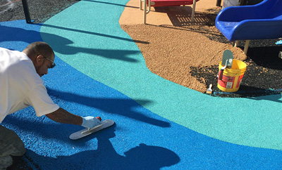 Poured in Place Rubber Playground Surfacing