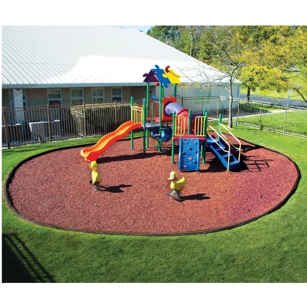 Playsafer Recycled Rubber Mulch 2 000, How Many Inches Of Rubber Mulch For Playground