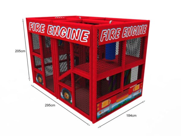 Tot Town Contained Play - Fire Engine Dimensions