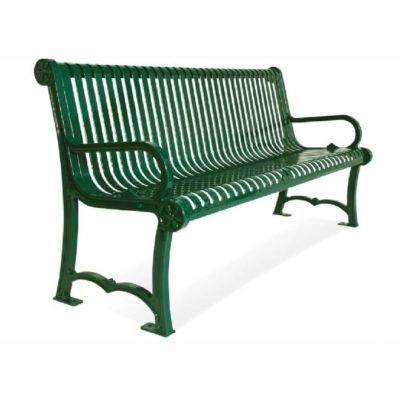 964-S6 - Charleston Series Bench with Back