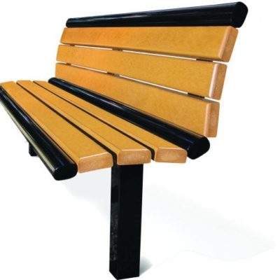 Richmond Recycled Bench with Back - 61S-CDR6