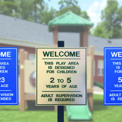 Playground Safety Rules Sign