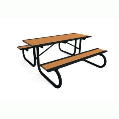 Richmond Series Recycled Plastic Picnic Table - 64-CDR6