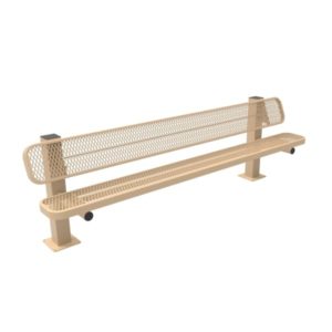 Single-Sided Pedestal Bench